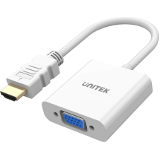 Unitek Y-6333C01 HDMI apa - VGA anya Átalakító Adapter - Fehér (Y-6333C01) kábel és adapter