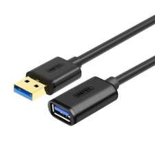 Unitek Y-C459GBK USB 3.0 hosszabbító kábel 2m - Fekete kábel és adapter