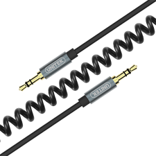 Unitek Y-C922ABK 3.5mm Jack (apa - apa) kábel 1.5m - Fekete (Y-C922ABK) kábel és adapter