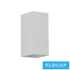 Universo fali lámpa 2×GU10 IP65 68×80×150mm fehér