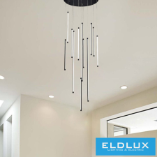 Universo Függeszték COB LED 105W 8400lm 4000K ∅800x2500mm IP20 fekete világítás