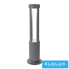 Universo kerti lámpa COB LED 12w 600lm 6500k IP65 ∅107/∅150×585mm szürke kültéri világítás
