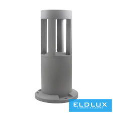 Universo kerti lámpa COB LED 12w 600lm 6500k IP65 ∅94/∅105×300mm szürke kültéri világítás