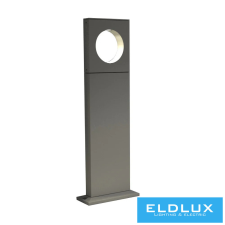 Universo kerti lámpa LED 12w 600lm 3000k IP65 170×70×500mm szürke kültéri világítás