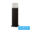 Universo Kültéri kerti lámpa 1xE27 max.60w IP44 fekete 78x78x440mm 5év