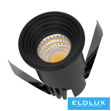 Universo Mini spot lámpatest 3w 3000k 300lm 30° IP20 Fekete D35x47mm kivágás:D28mm világítás