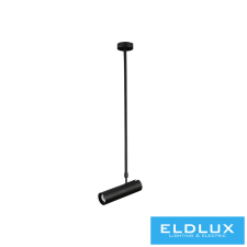 Universo Spot lámpatest 1xGU10 Max.35w IP20 D60x220mm állítható:830-1170mm Fekete világítás