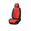  Univerzális autósüléshuzat-szett, első-hátsó, fekete és piros ecobőr