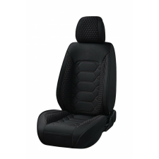  Univerzális autósüléshuzat-szett, fekete szövet, első-hátsó gyerekülés huzat, betét