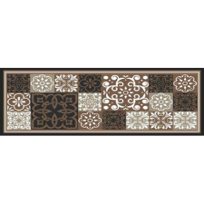 Univerzális futószőnyeg barnás csempe csúszásmentes 50 cm x 150 cm lakástextília