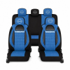 Univerzális Racing Üléshuzat Készlet, Kék-Fekete Nissan Új-val Personalizált