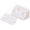  Univerzális sarokösszekötő 20 mm x 20 mm x 43 mm műanyag fehér 4 darab FLS