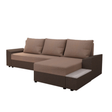  Univerzális ülőgarnitúra, barna/világosbarna, FERGUS ROH bútor