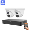 UNIVIEW 2 biztonsági dome kamerás kamerarendszer 5MP (Uniview-T115-AF28-2)