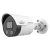 UNIVIEW IP Mini csőkamera, 4MP, Objektív: 4.0mm, Fix,  IR és LED távolság:  30m, PRIME-I