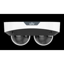 UNIVIEW UNV - Duál Dóm kamera, 2x4 MP, 2db beépített mikrofon, IK10 megfigyelő kamera