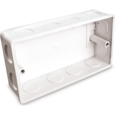  UNIVOLT 009330 kötő-szerelvénydoboz, PVC, fedél nélkűl, 135x75x35mm, vakolat alá építőanyag