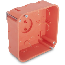 Univolt 021199 HWAK 100 gipszkarton-kötődoboz: narancssárga 107 x 107 x 52 mm villanyszerelés