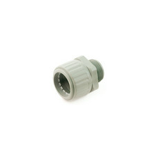 Univolt Dietzel Tömszelence gégecsőhöz 20mm M20*1.5 egyenes poliamid IP54 szürke villanyszerelés