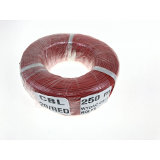 Unknown 20 AWG piros vezeték Unknown Kiegészítők és alkatrészek Kábelek egyéb motorkerékpár alkatrész