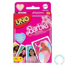  UNO kártya -  Barbie játékfigura