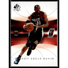 Upper Deck 2005-06 SP Authentic #71 Shareef Abdur-Rahim gyűjthető kártya