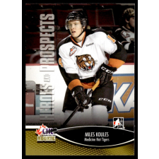 Upper Deck 2012 In The Game Heroes and Prospects #46 Miles Koules gyűjthető kártya