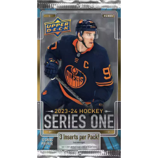 Upper Deck 2023-24 Upper Deck Series 1 Hockey HOBBY Pack hokis kártya csomag gyűjthető kártya