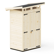 UPYARD kerti ház Strongbox S alappal 127 cm x 87 cm natúr FSC kerti tárolás