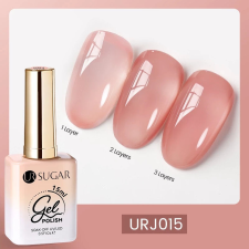 Ur Sugar Jelly Nude- Üveghatású Gél Lakk URJ015 lakk zselé