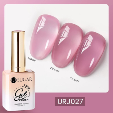 Ur Sugar Jelly Nude- Üveghatású Gél Lakk URJ027 lakk zselé