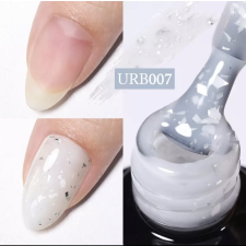  UR Sugar Rubber Base Gél Fehér-ezüst glitter urb007 lakk zselé
