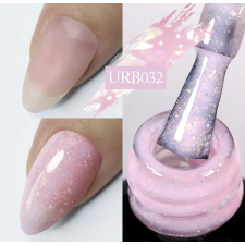  UR Sugar Rubber Base Gél pink-színes csillám urb032 lakk zselé