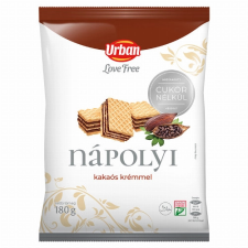 Urbán & Urbán Kft Urban LoveFree kakaós nápolyi 180 g csokoládé és édesség
