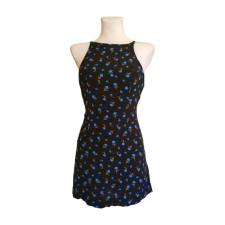  Urban Outfitters fekete virágmintás nyári ruha (méret: XS) női ruha