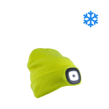 Urgent 7091 kötött sapka LED lámpával munkaruha