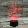  Űrhajó 3D led lámpa