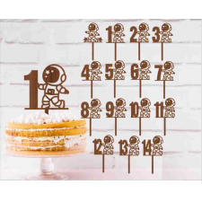  Űrhajó tortadísz szülinap dekorációs kellék