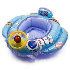 Űrhajós "baby boat" - kék, kormányos úszógumi, karúszó