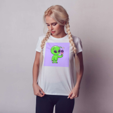 Űrlény Fagylalttal Póló - Unisex ajándéktárgy