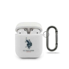 US Polo USACA2TPUWH AirPods telefontok fehér fényes tok és táska