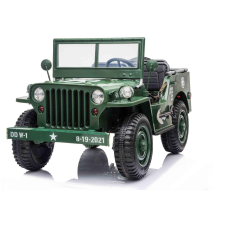  USA ARMY 4 X 4, háromszemélyes - zöld (8586019942613) elektromos járgány