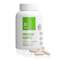 USA Medical Bélflóra támogató kapszula PROBIO FORTE – 60 db vitamin és táplálékkiegészítő
