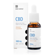 USA Medical CBD olaj 1000mg 30ml vitamin és táplálékkiegészítő
