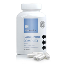 USA Medical L-arginin és L-citrullin malát kivonat kapszula – 60 db vitamin és táplálékkiegészítő