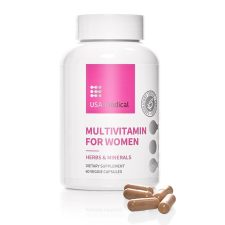 USA Medical Multivitamin nőknek növényi kivonatokkal 60 kapszula Usa Medical vitamin és táplálékkiegészítő