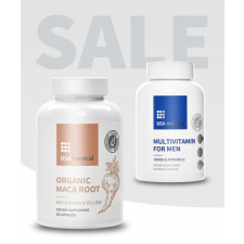 USA Medical Organikus Maca + Férfi Multivitamin 60 + 60 db vitamin és táplálékkiegészítő