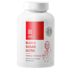 USAmedical USA medical Vércukor Kontroll kapszula növényi kivonatokkal 60 db vitamin és táplálékkiegészítő