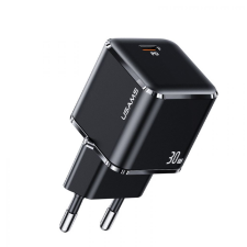 USAMS CC148T45 mini Super Si PD hálózati gyorstöltő adapter 30W (1380754) (CC148TC01) mobiltelefon kellék
