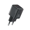 USAMS CC183TC01 hálózati gyorstöltő fekete (CC183TC01)